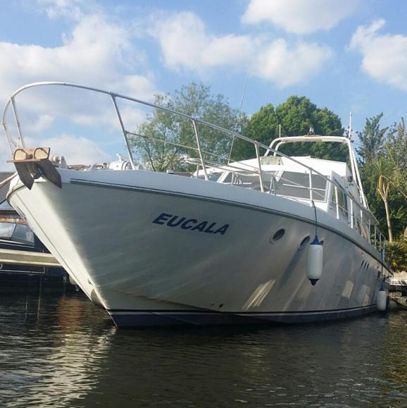 Eucala Motor Yacht Hotel East Molesey Ngoại thất bức ảnh